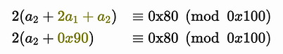 Calculation of the two permutations